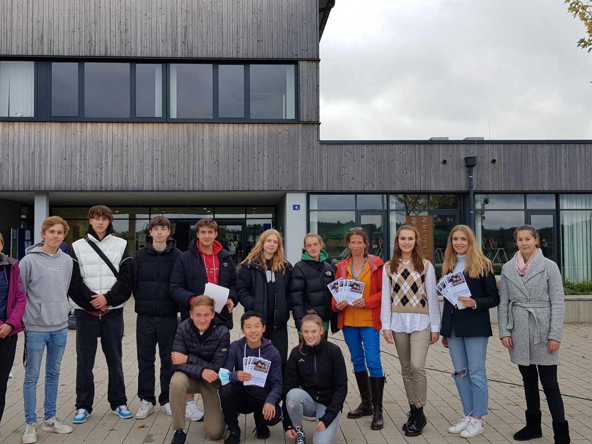  Das P-Seminar-Team voller Stolz